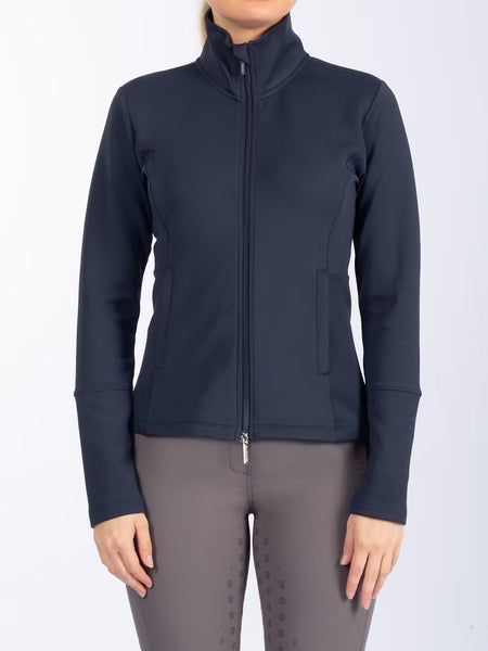 Fleur Zip Sweater, Navy -  PS of Sweden