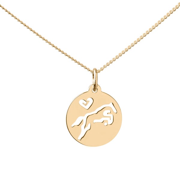 Equestrian love, gold - Maison Cavaletti